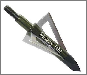 Muzzy 100Gr. 3-Blade Screw-In 6pk  (225)