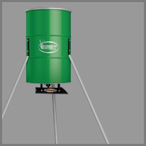 350 LB CAPACITY TRIPOD FEEDER WITH BUILT-IN SOLAR CHARGER